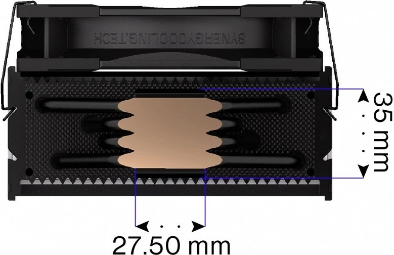 Hladilnik procesorja z ARGB osvetlitvijo, 120 mm, črn Endorfy Fera 5 Black ARGB, EY3A012