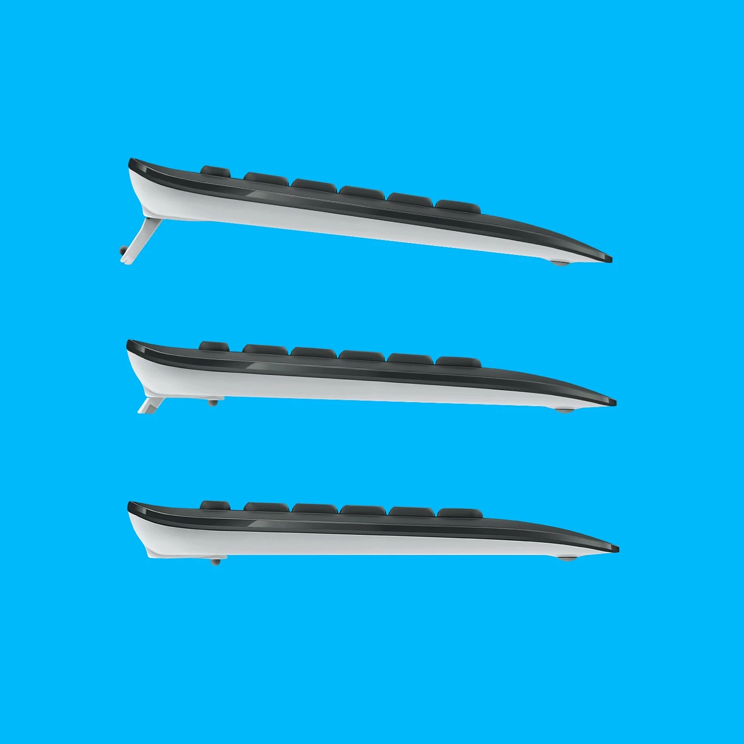 Tastatura in miška Logitech MK540 Advanced, brezžični, USB, QWERTZ, črno-bela