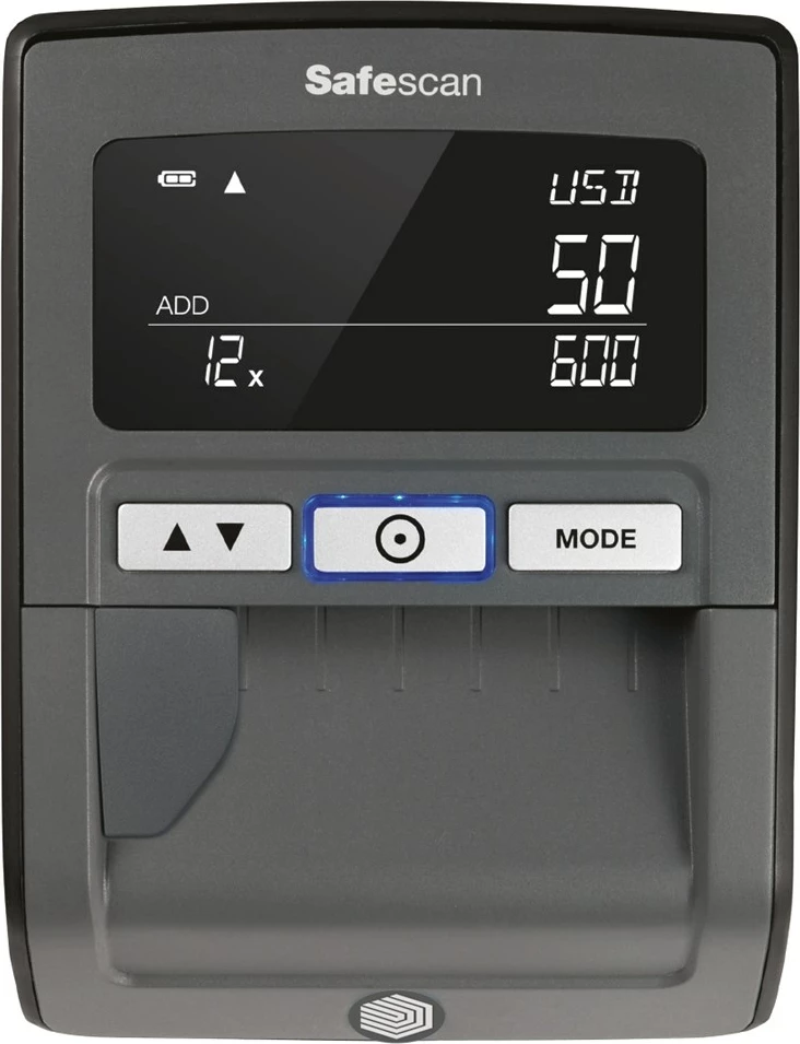 Detektor bankovcev SAFESCAN 185-S, LCD, črn