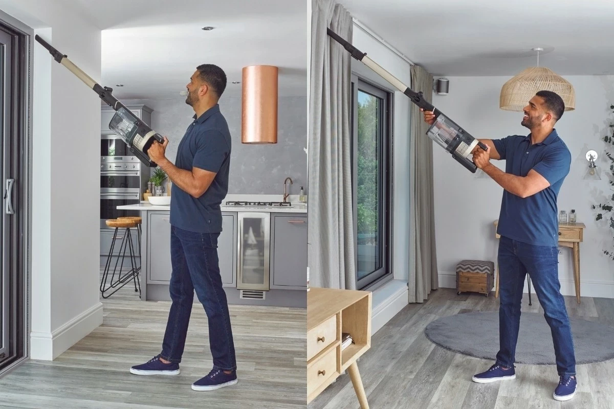 Sesalnik 25 V, sivo-zlat Shark IZ400EUT