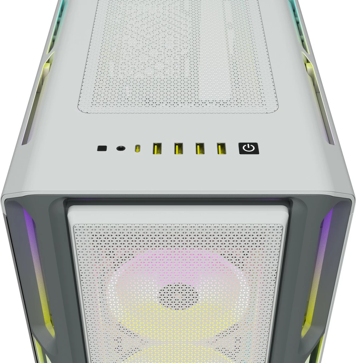 Ohišje Corsair iCUE 5000T RGB TG, Midi Tower, belo