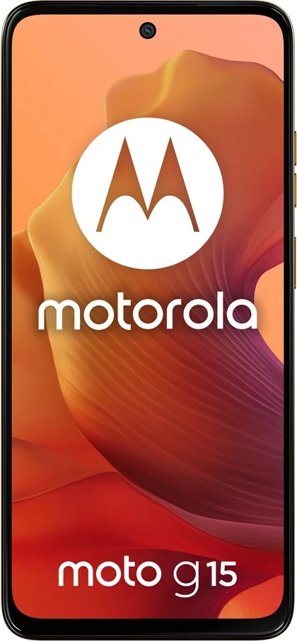 Pametni telefon Motorola moto g15, 6,72", Dual SIM, Android 15, 4G, 8 GB RAM, 128 GB, oranžen