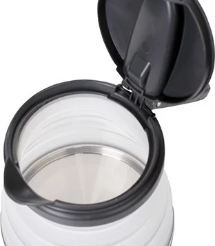 Električni čajnik 0,6 L, 750 W, črn in bel Adler AD 1279