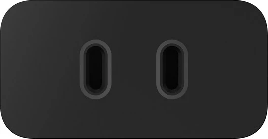 Hitri polnilec TurboPower 125W Duo, Motorola, univerzalen, 2x USB Type-C, črn