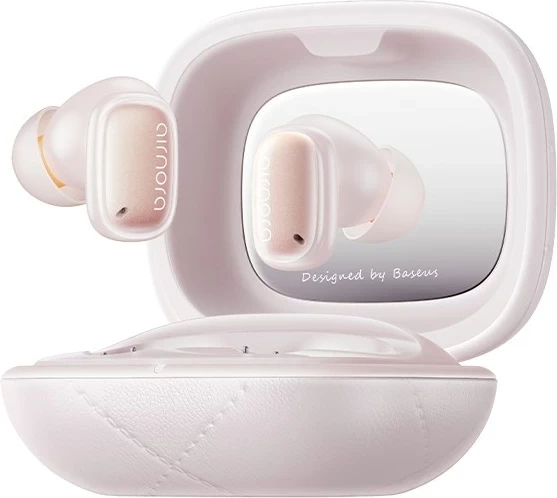Brezžične slušalke Baseus AirNora 3, True Wireless Stereo (TWS), Bluetooth, rožnate