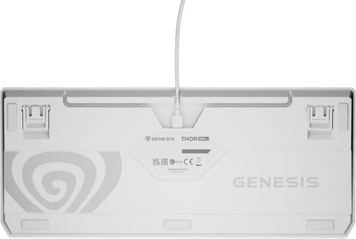 Mehanična tipkovnica Thor 230, TKL, RGB Outemu Brown, Genesis, bela