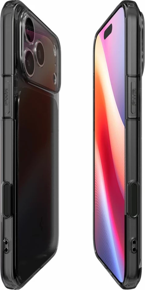 Ovitek za telefon Spigen Ultra Hybrid "T" MagSafe za iPhone 17 Pro Max, mat črn