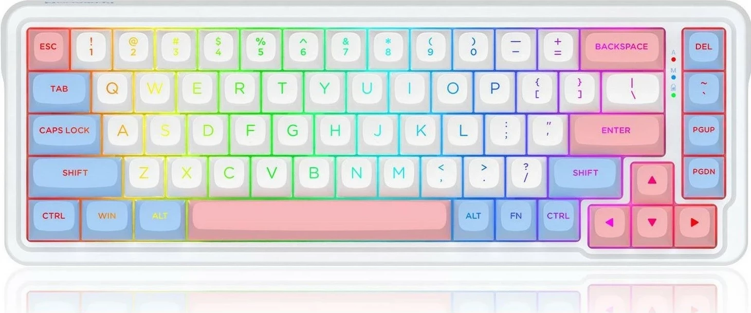 Mehanska tipkovnica, RGB, bela Redragon K709WBP-RGB-PRO