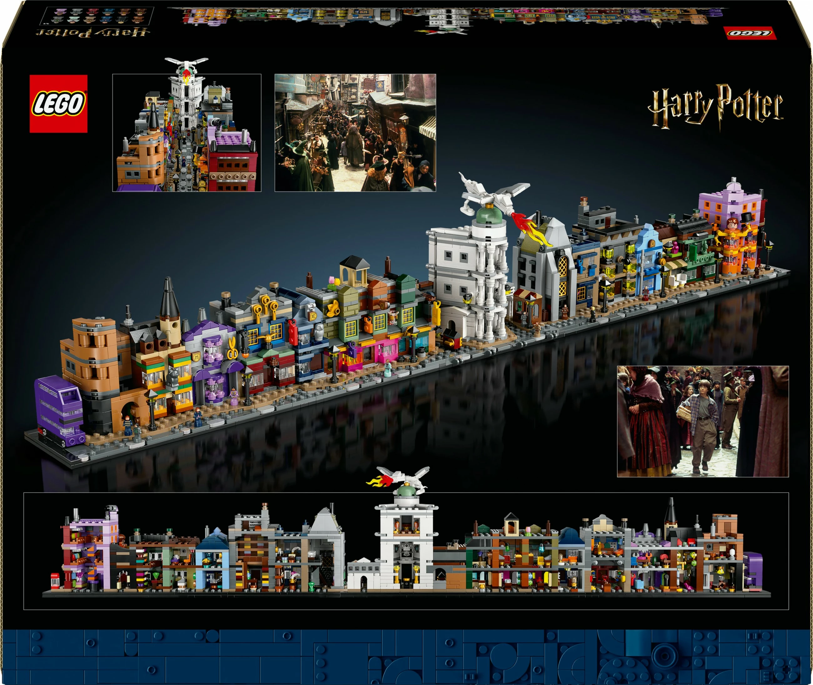 Set za sestavljanje Die Zauberläden der Winkelgasse LEGO Harry Potter, večbarven