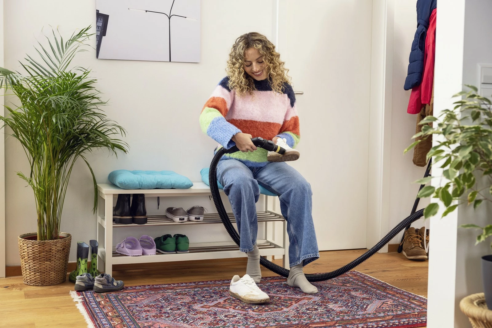 Krtača za čiščenje čevljev Shoe!Cleaner Karcher, za SE 3 Compact, SE 4, SE 5, SE 6, črno/rumena