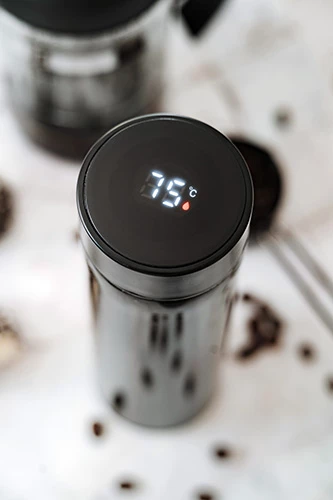 Termos z LED zaslonom, Adler AD 4506, 473 ml, črn