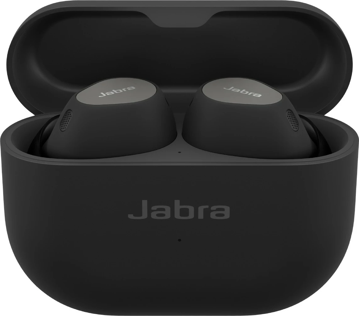 Brezžične slušalke z mikrofonom, Dolby Atmos, titansko črne Jabra Elite 10 True Wireless
