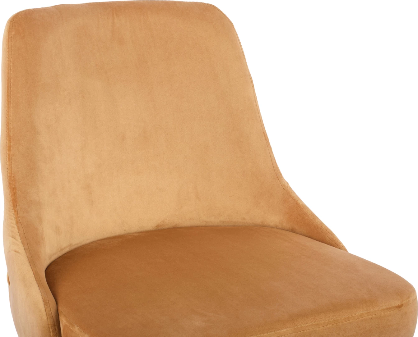 Barski stol SERENITY FH8519.09 Zlati žamet z kovinskim okvirjem 51Χ58Χ110cm, set 2 kosov