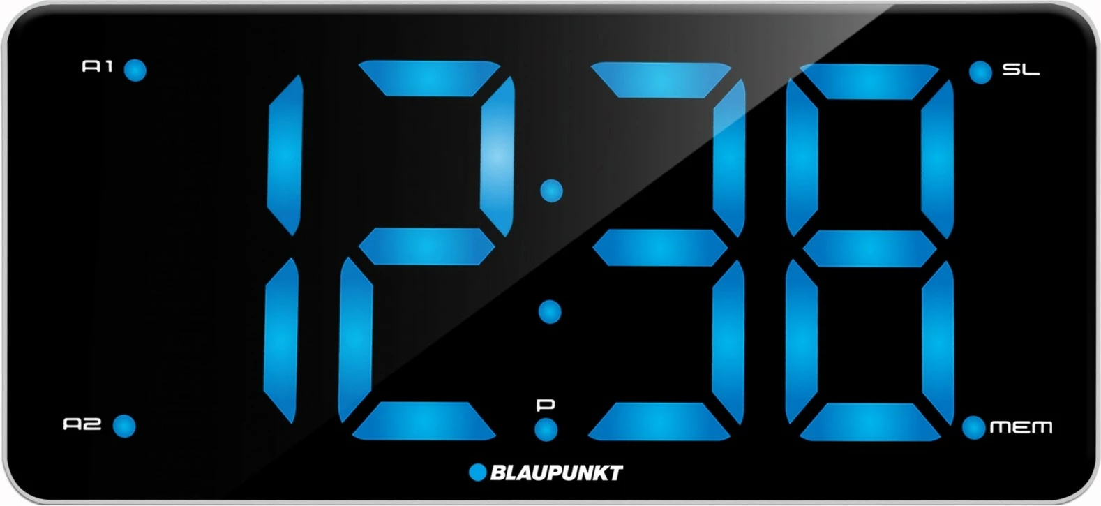 Alarmna ura z radiem Blaupunkt CR15WH, FM PLL, USB, bela