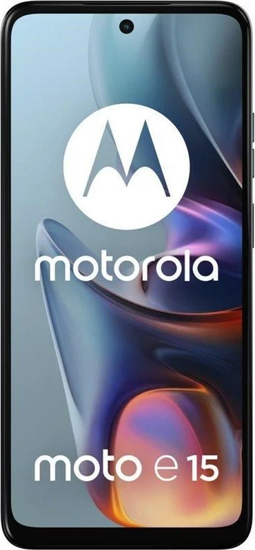 Telefon, 6,67" Motorola Moto e15, Android 14 Edition Go, 4G, Dual SIM, 2 GB RAM, 64 GB, Misty Blue