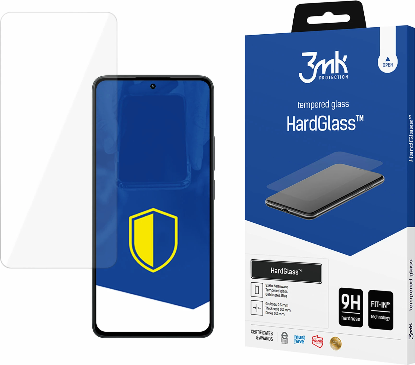Zaščitno steklo 3mk HardGlass za Xiaomi Redmi Note 13 5G, 9H