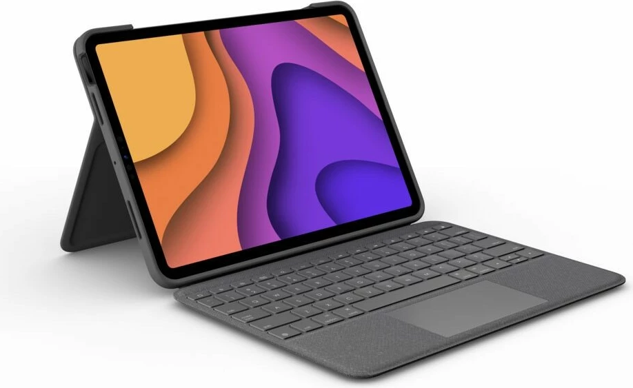 Tastatura z ovitkom Logitech Folio Touch za iPad Air 4/5, QWERTZ, sledilna ploščica, Oxford Grey