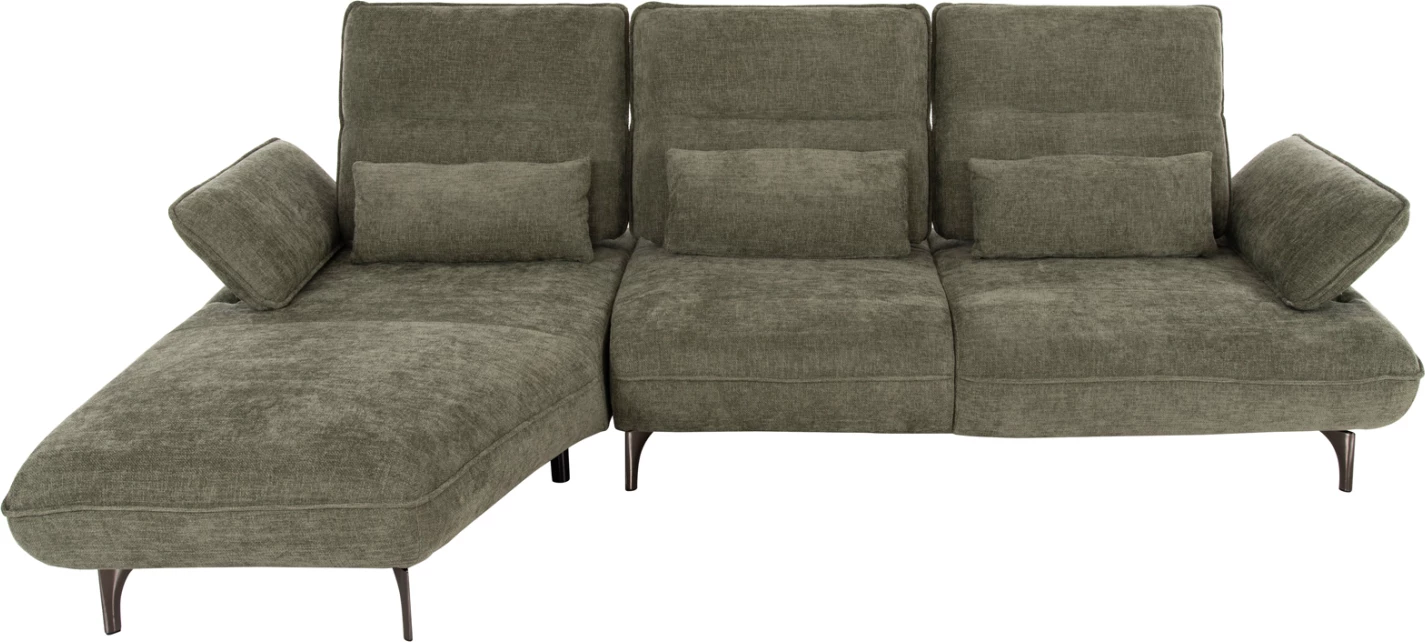 Kotna zofa (levi) CONVERT FH3268.04L cipresno zeleno blago 283x188x100 cm
