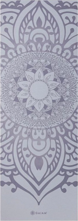 Blazina za jogo za moške in ženske GAIAM Wild Lilac Sundial, 5 mm, vijolična