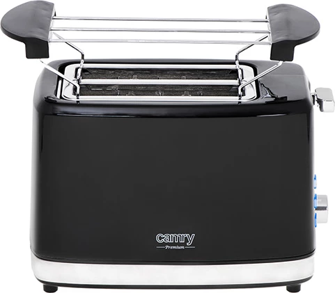 Toster Adler CR 3218, 2 rezini, 900 W, črn