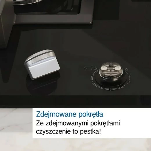 Kuhalna plošča na plin, 4 cone, nerjaveče jeklo Bosch PCH6A5I90