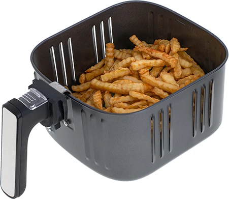 Cvrtnik na vroč zrak Camry CR 6311, 5 L, 9 programov, 1700 W, črno/srebrn