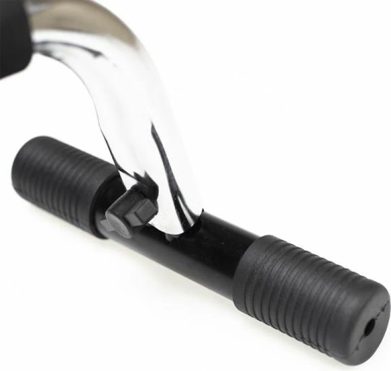 Dvojne ročne opore za vadbo, HMS, črne in srebrne