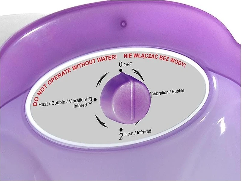 Maser za noge, 350 W, 3 stopnje intenzivnosti, belo-vijoličen Lafe MFS-002