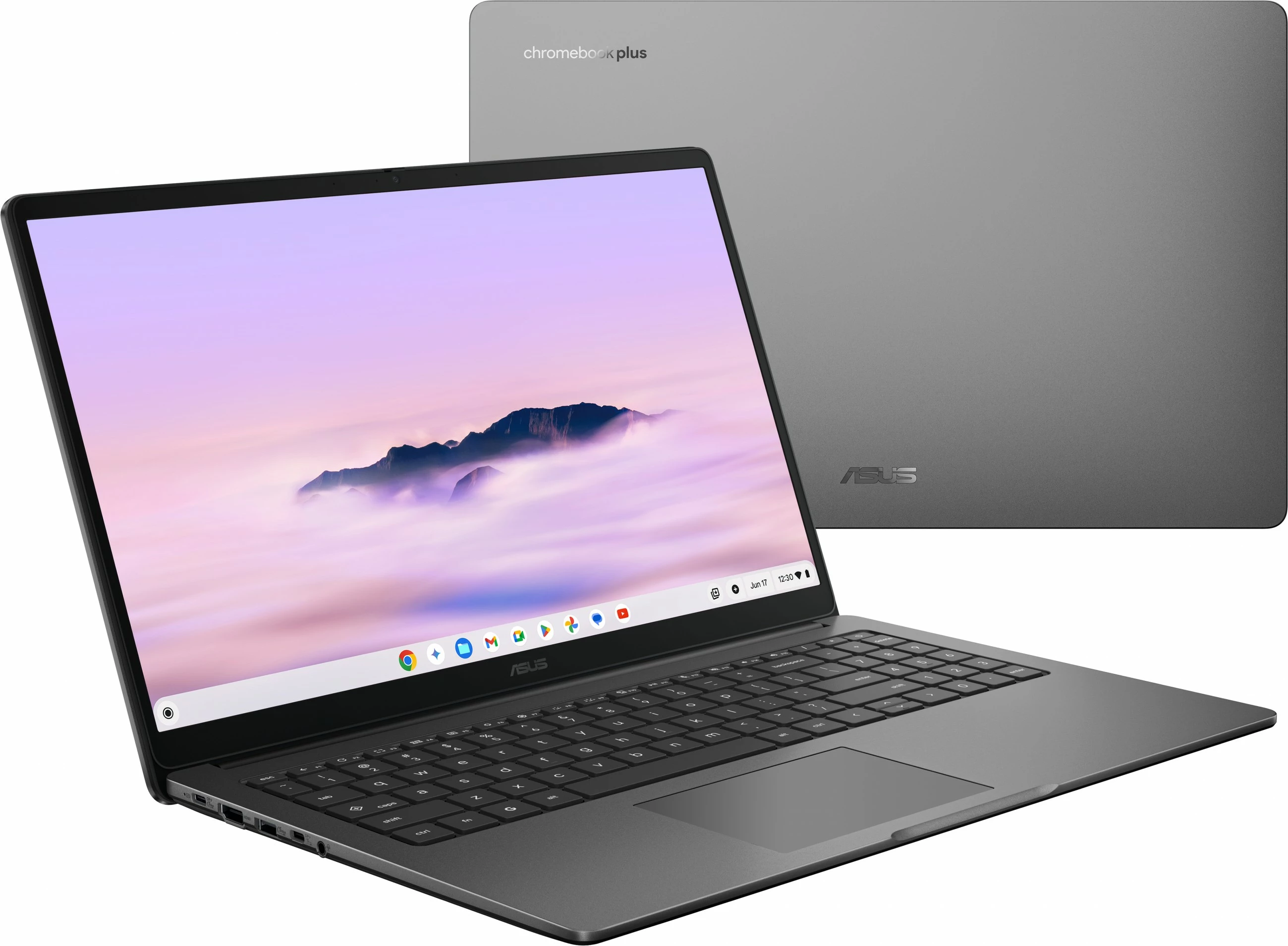 Prenosen računalnik ASUS Chromebook CX15, 15,6", Intel 3-N355, 8 GB RAM, 256 GB, ChromeOS, siva