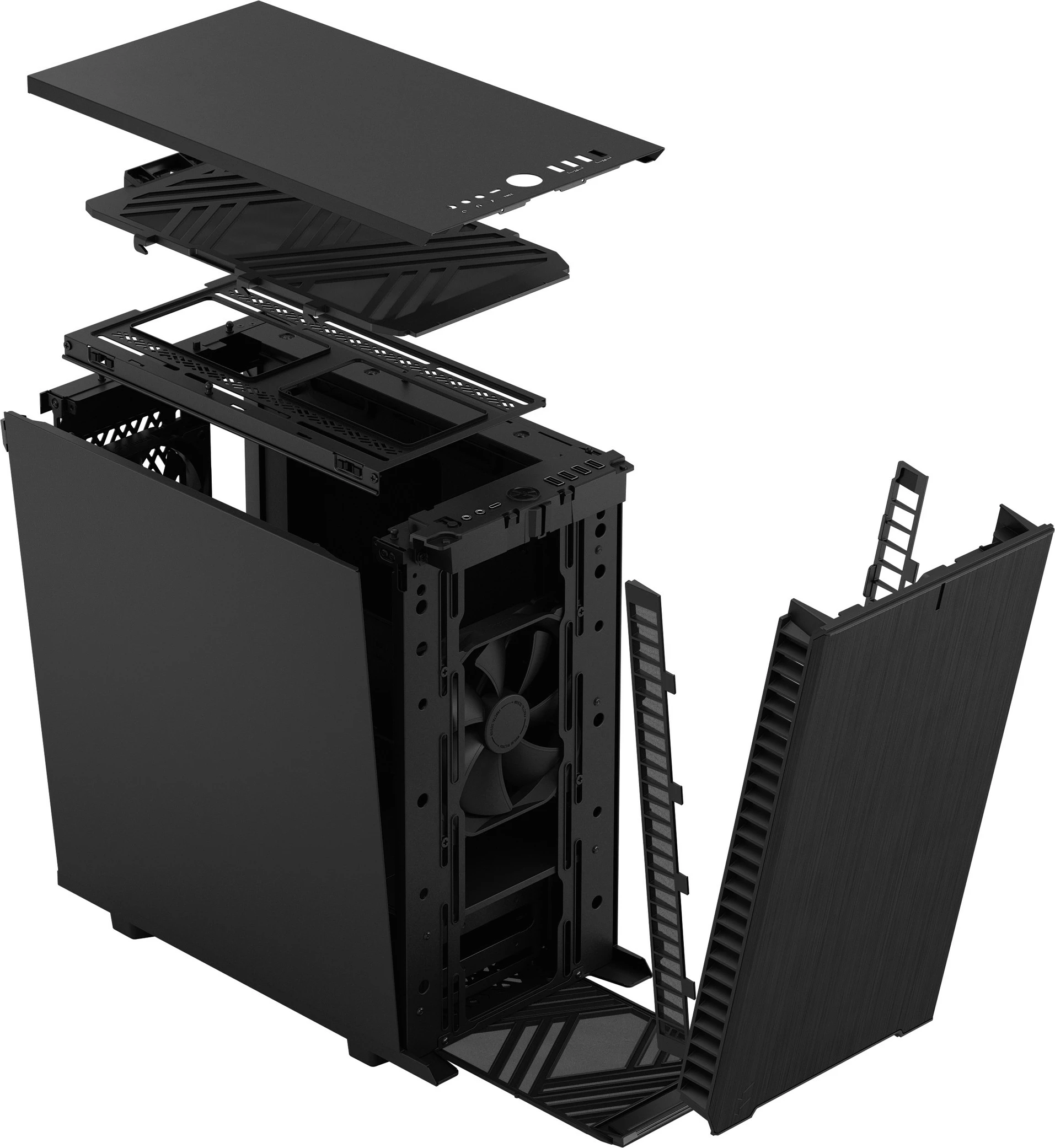 Kompaktna ohišje Fractal Design Define 7 Mini, micro ATX/Mini-ITX, črno
