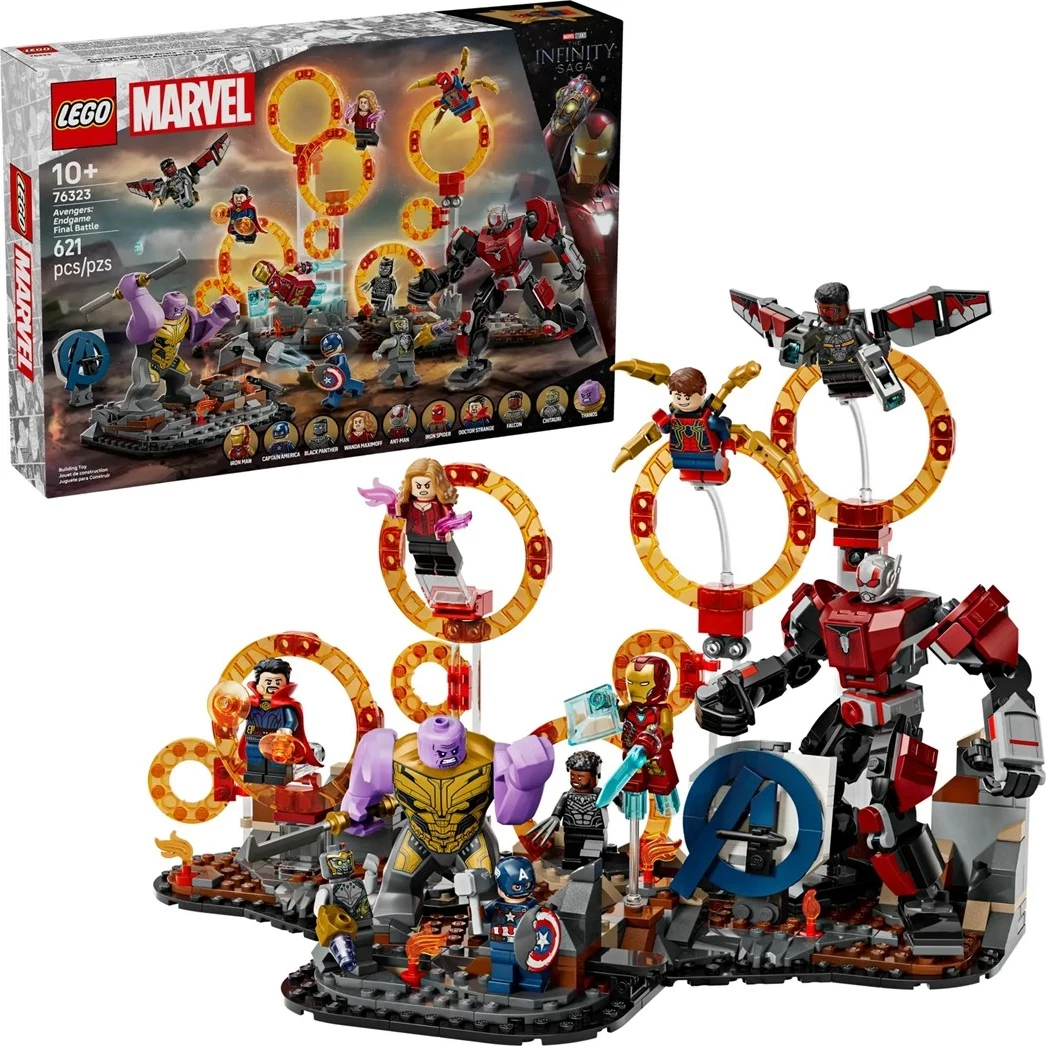 Set za gradnjo LEGO Marvel »Maščevalci: Konec igre – Končna bitka«, 621 kosov
