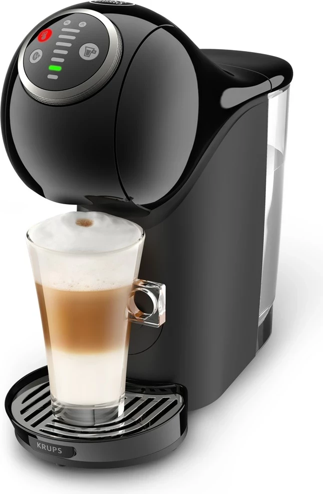 Kavni aparat Krups Genio 2 KP3408, polavtomatski, 0,8 L, črn