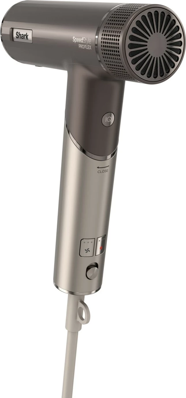 Sušilec za lase SpeedStyle Pro Flex HD542EU Shark, 1700 W, ionizacija, 4 dodatki, srebrne barve