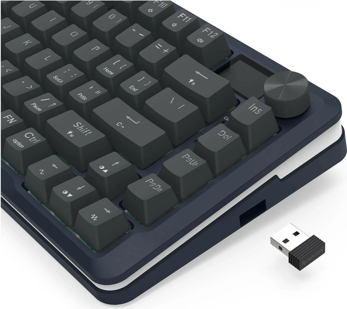 Mehanska tipkovnica z RGB osvetlitvijo, Redragon Flekact K708-RGB-PRO, črna