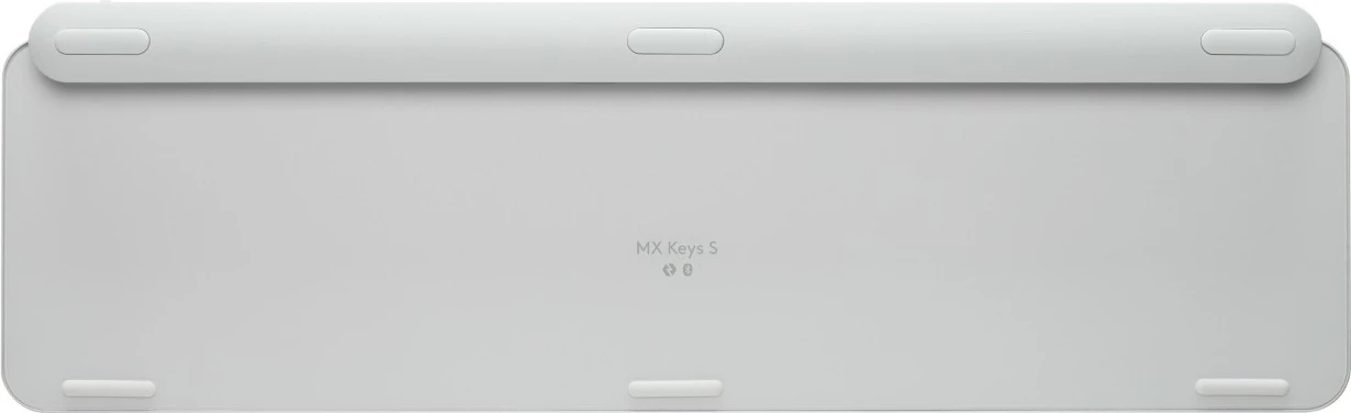 Brezžična tipkovnica Logitech MX Keys S, Bluetooth, LED, QWERTY, aluminij, bela