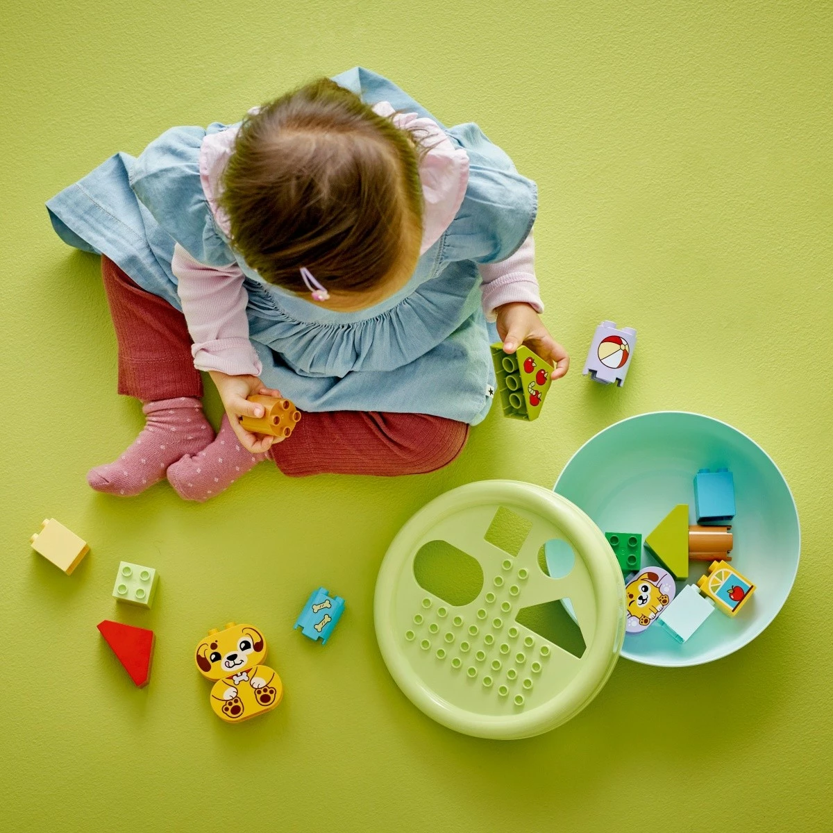 Igralni set Shape Sorter – hiška kužka, LEGO DUPLO 10441, 17 delov, večbarvno