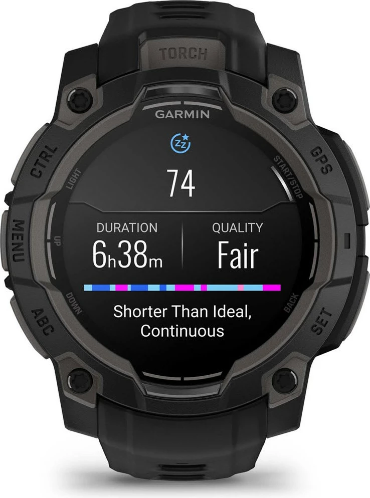 Pameten zaslon AMOLED, 4 GB, GPS, črn Garmin Instinct 3