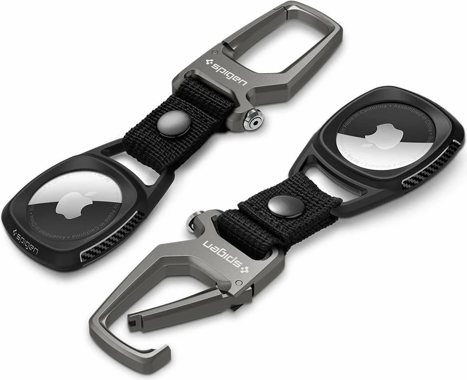 Ovitek Spigen Rugged Armor za Apple AirTag, mat črn