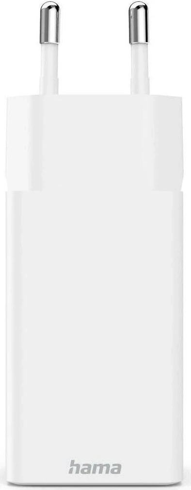 Mini polnilec GaN 45W, Hama, 2x USB-C, 1x USB-A, bel