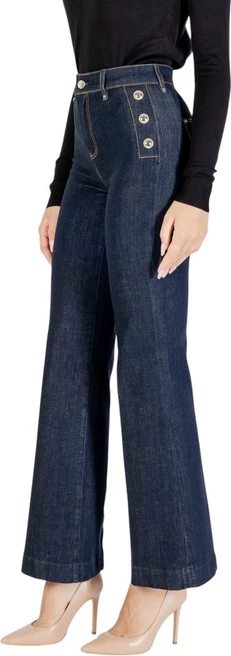 Jeans hlače Guess, ženske, modre