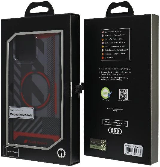Športen ovitek MagSafe Audi IML za iPhone 13 Pro Max, črn