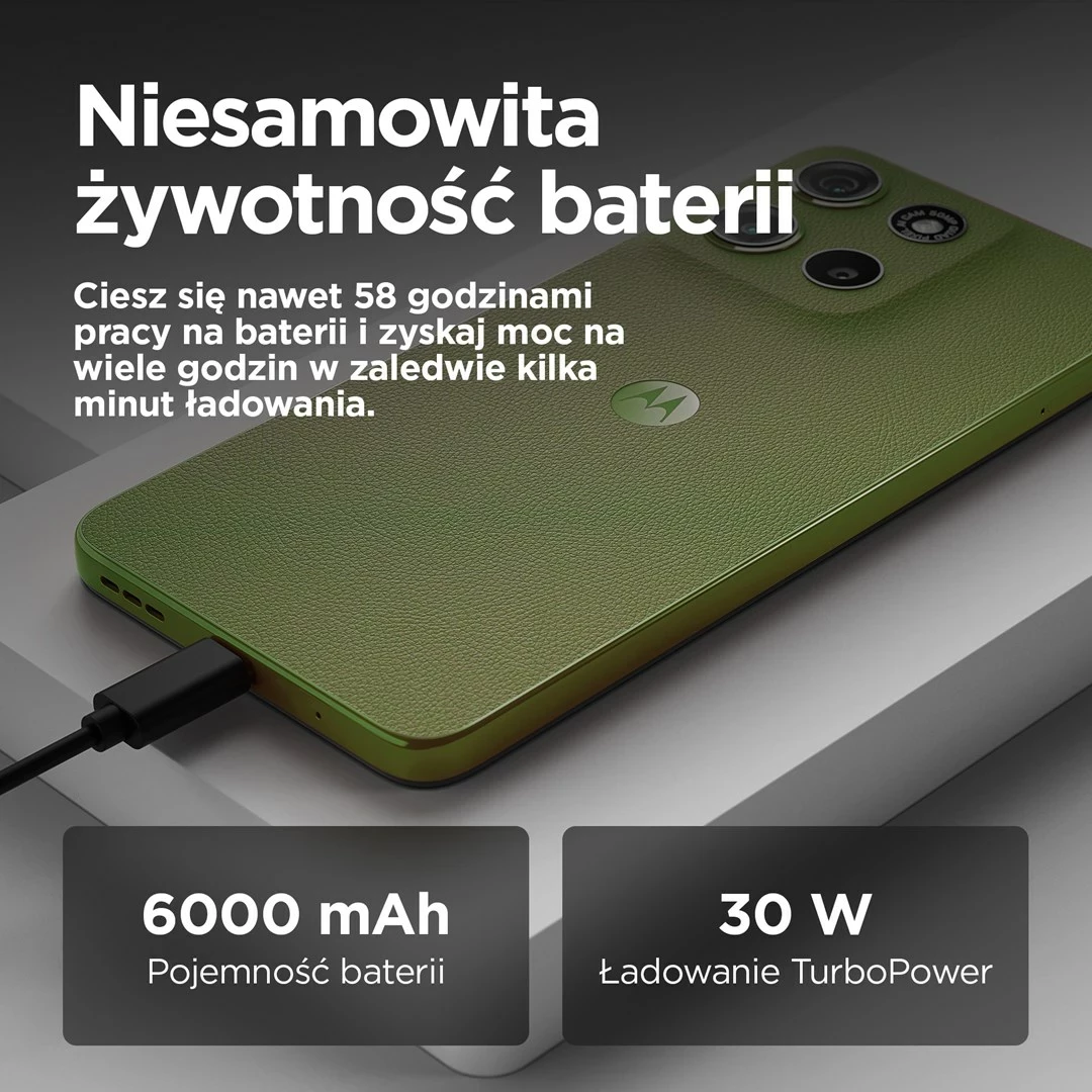 Pametni telefon, Motorola moto g15 power, 6,72", 8 GB RAM, 256 GB, Android 15, zelen