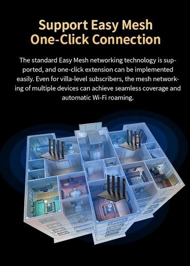 Usmerjevalnik Wi‑Fi 6, 3000 Mbps, 4 antene, bel — ZTE T3000 IDU