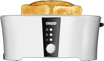 Tost za 4 rezine UNOLD Design Dual, 1350 W, bel
