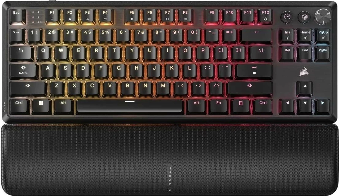 Mehanična brezžična tipkovnica Corsair K70 Core TKL, RGB, MLX Red, črna