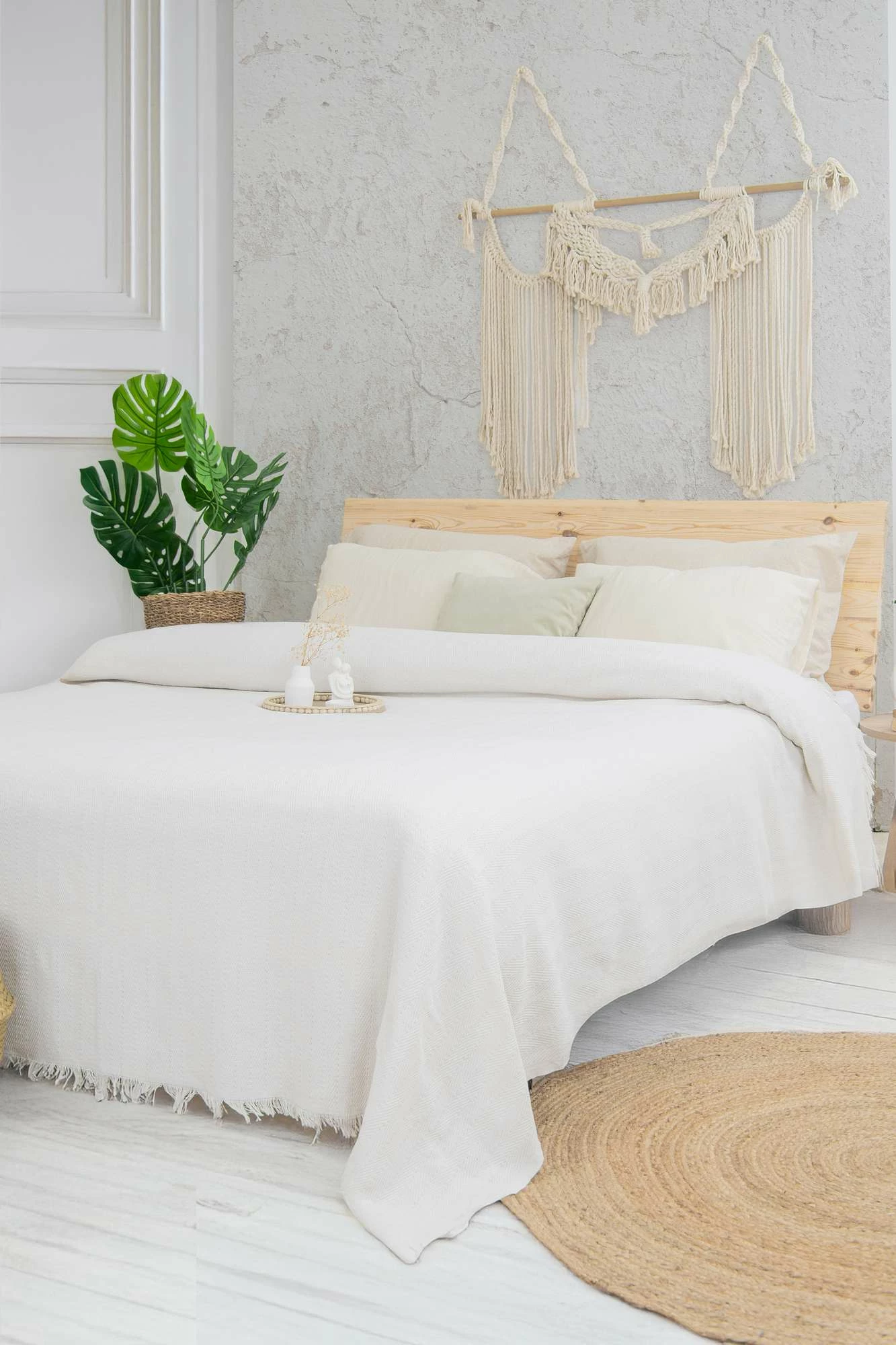 Odeja Double Pique Marla, krem, 220 x 240 cm