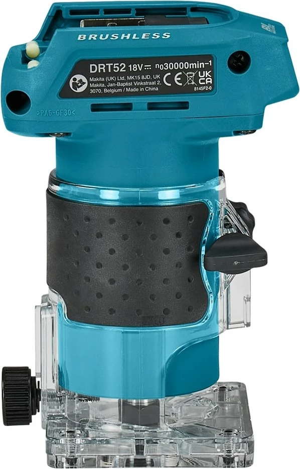 Baterijski rezkalnik Makita DRT52Z, 18V, moder/črn