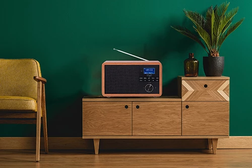 Radio, rjav Adler AD 1184, DAB/DAB+, FM, Bluetooth 5.0, 3W, LCD, USB/SD, alarm