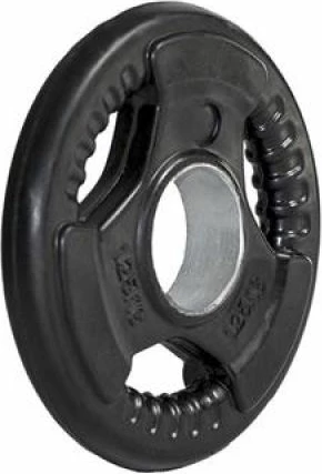 Olimpijska gumijasta plošča 2,5 kg, HMS TOK02, črna