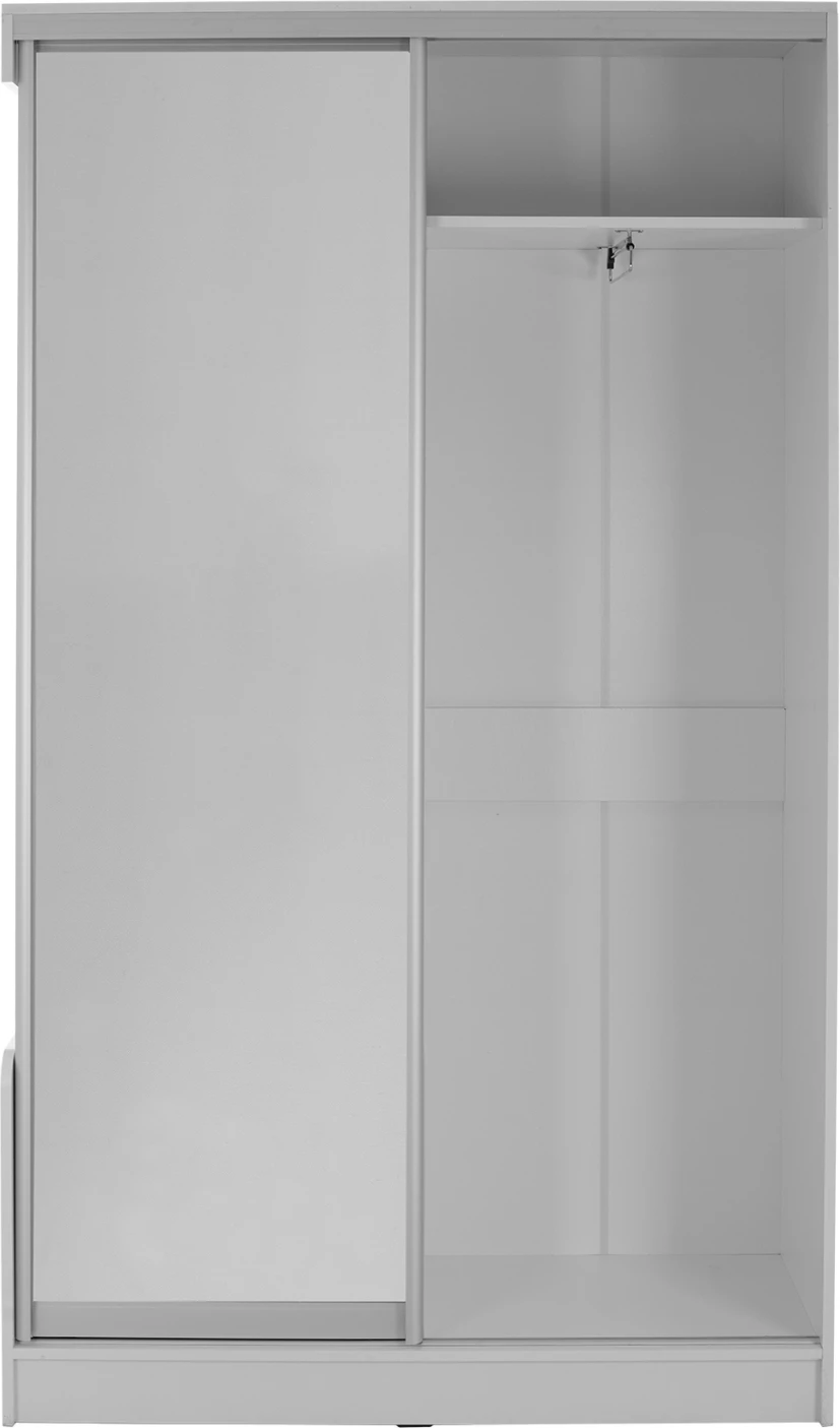 Pohištvo za vhod s premično omaro in ogledalom DULCE belo FH2424.03 118x45x210 cm